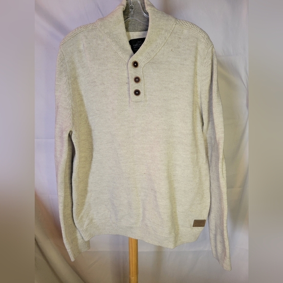Threadbare Men's Tan Sweater Long Sleeve XXL - Picture 2 of 11